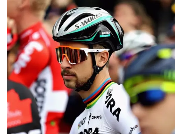 100% Speedcraft Bora-HansGrohe Team Whit HiPER Silver Mirror Lens 