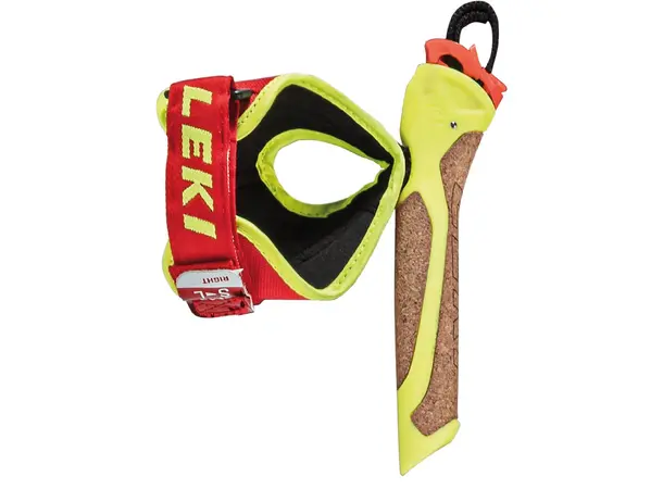Leki Nordic FRT4 Håndtak S/M/L - Rød Høyytelses håndtak/stropp-kombinasjon 
