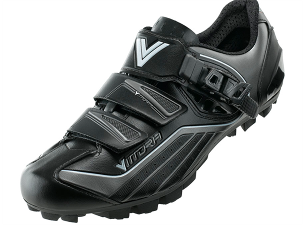 Vittoria Zoom MTB Sort 41 God ytelsessko med CRS festesystem og to