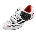 Vittoria Zoom Road White/Red 36 God ytelsessko for landevei med CRS fest
